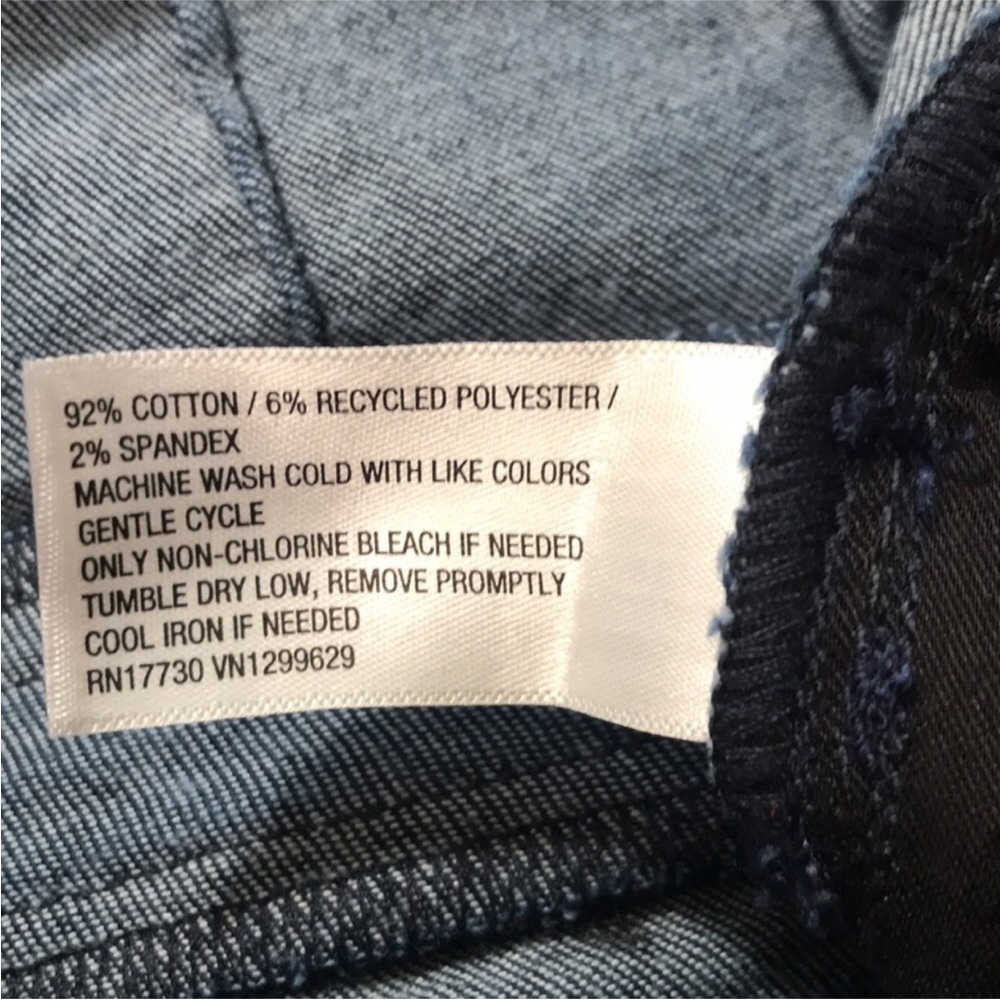 AVA & VIV Wide Leg High Rise Relaxed Dark Blue Denim Trousers Var Sizes | NWT - Picture 7 of 9